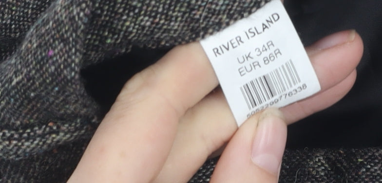 River Island Men's Wool Trousers 34 Waist