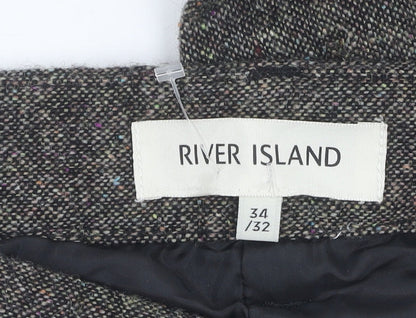 River Island Men's Wool Trousers 34 Waist