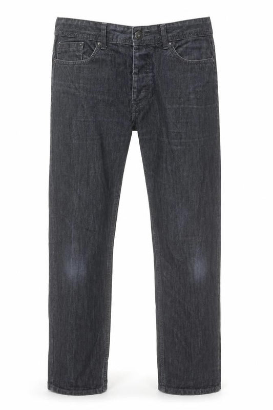 Mens UK Size 34 Burton Menswear Regular Fit Straight Grey Jeans
