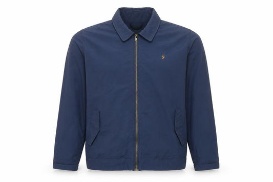 Mens UK Size L Farah Blue Basic Jacket