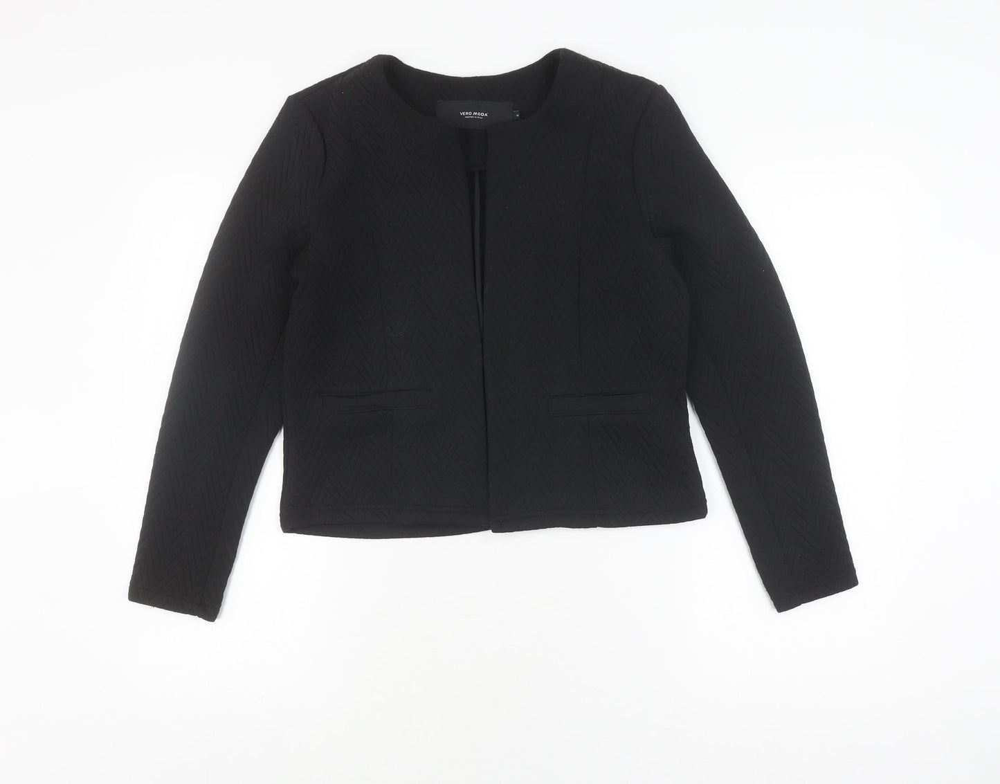 Womens UK Size M VERO MODA Regular Black Suit Jacket