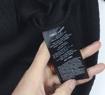 Womens UK Size M VERO MODA Regular Black Suit Jacket