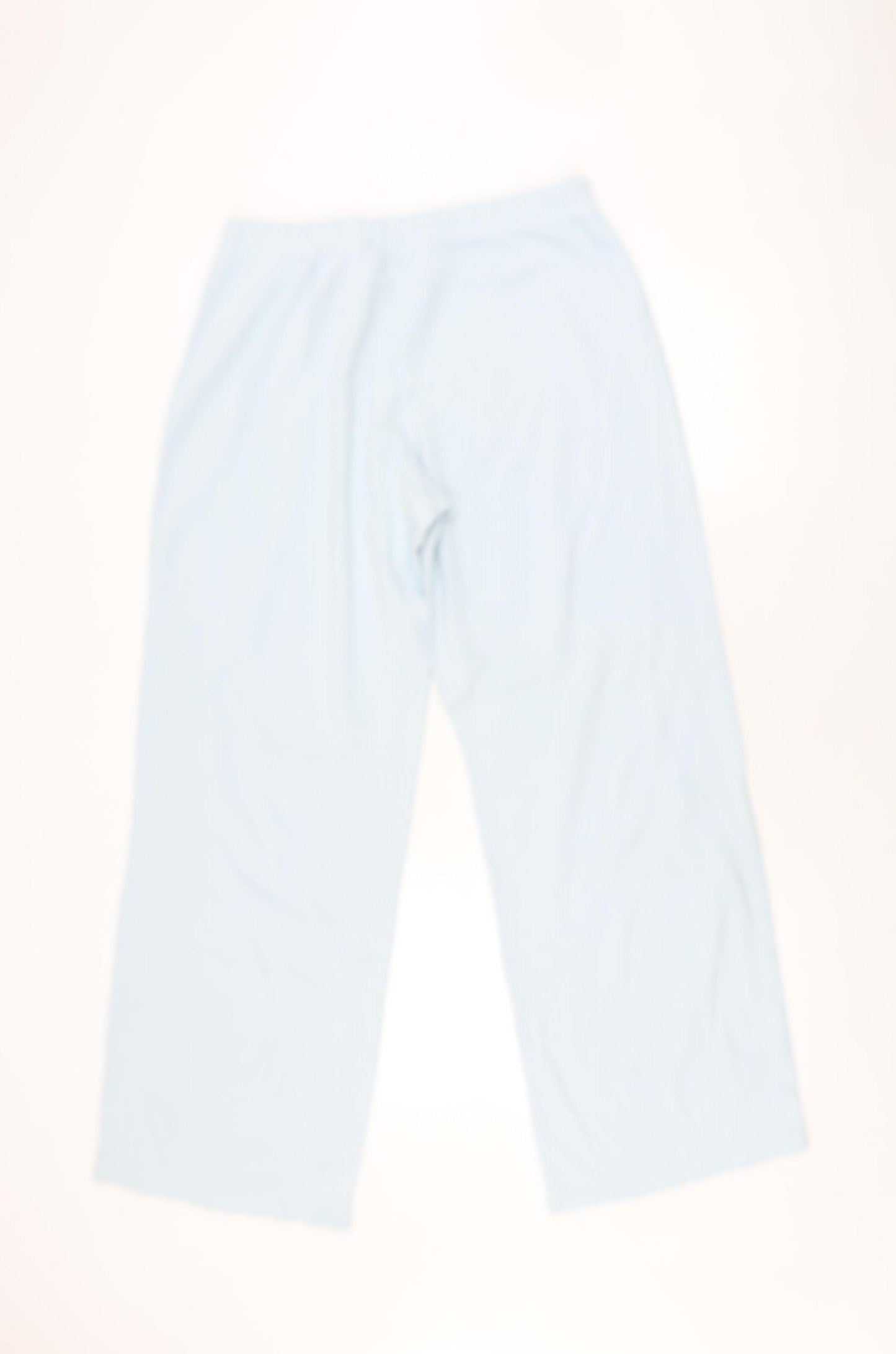 DKNY Women Blue Trousers L Athleisure Wide-Leg