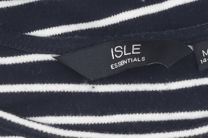 Womens UK Size M Isle Essentials Blue Pullover Jumper
