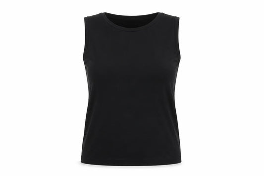 Womens UK Size M Banana Republic Black Basic Tank