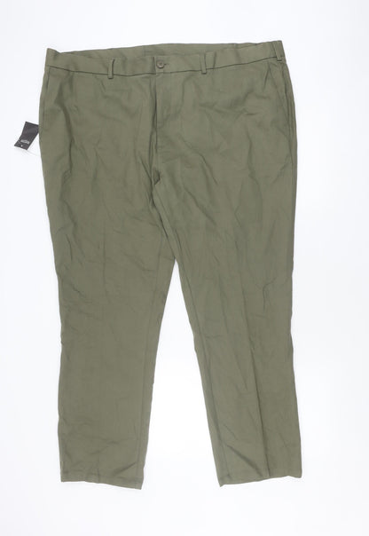 Mens UK Size 48 Burton Menswear  Chino Green Trousers