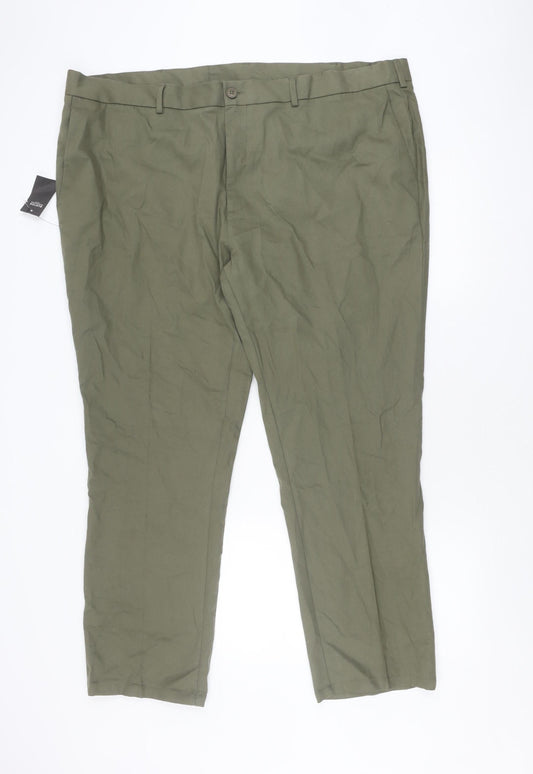 Mens UK Size 48 Burton Menswear  Chino Green Trousers