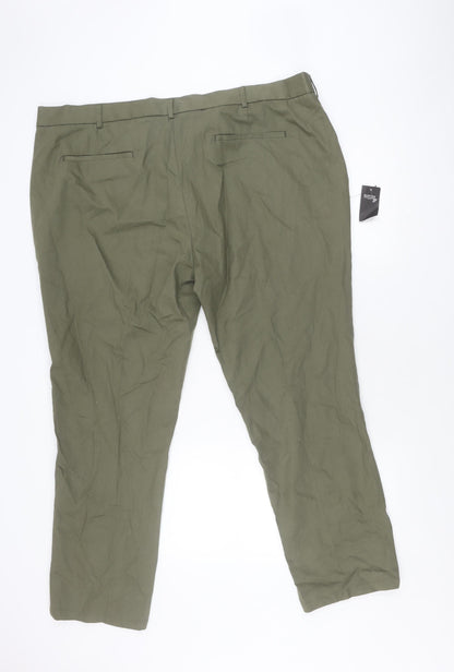 Mens UK Size 48 Burton Menswear  Chino Green Trousers
