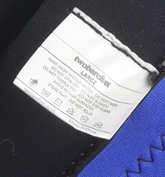 twobarefeet Boys Black/Blue Wetsuit - Size L, Quick Dry