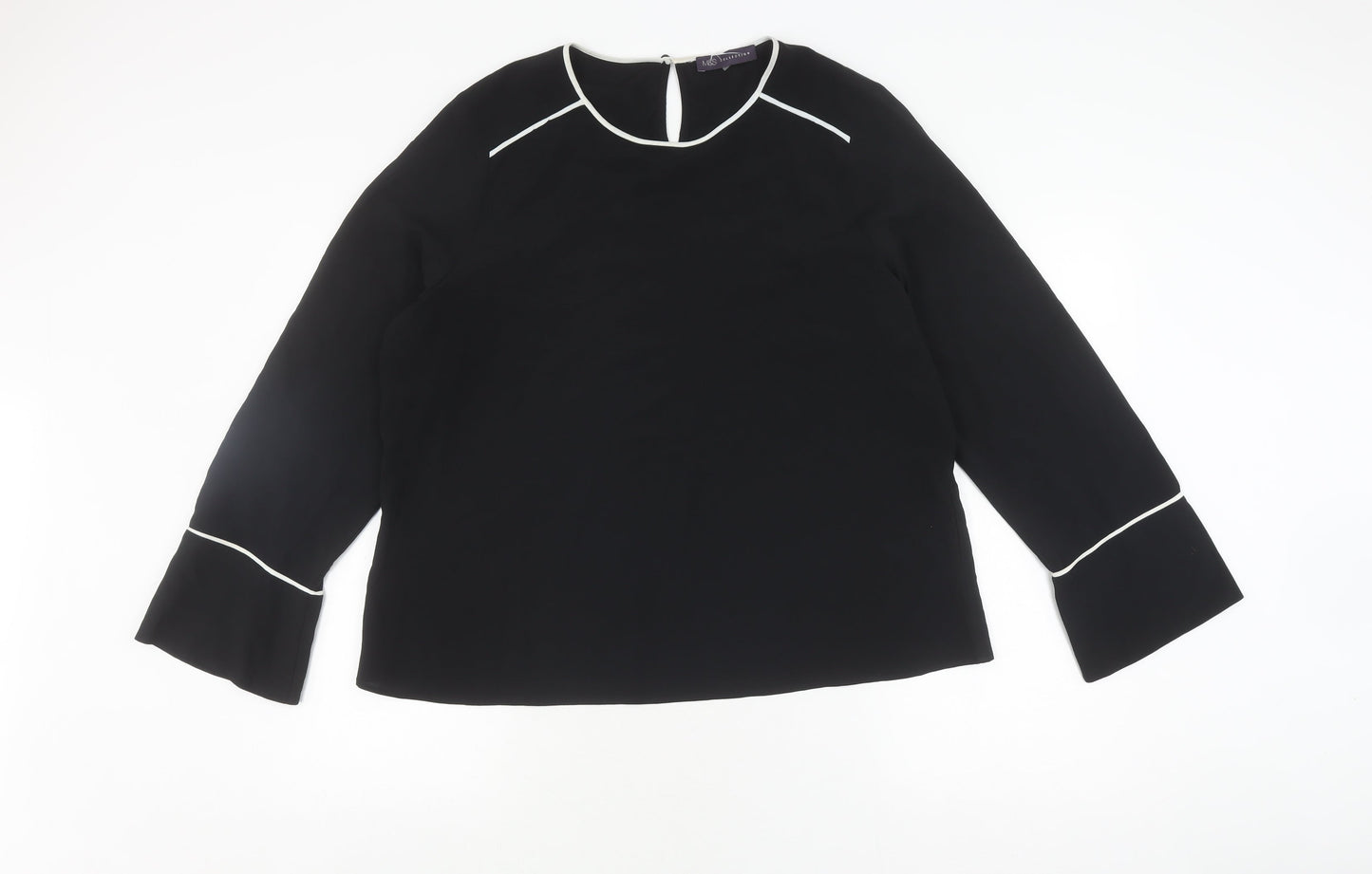 Womens UK Size UK 18 Marks and Spencer Black Basic Blouse