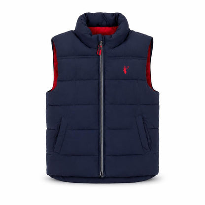 Blue Zoo Boys Blue Padded Bodywarmer Jacket 5-6 Years