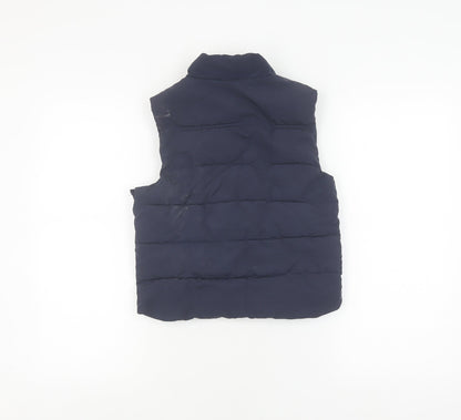 Blue Zoo Boys Blue Padded Bodywarmer Jacket 5-6 Years