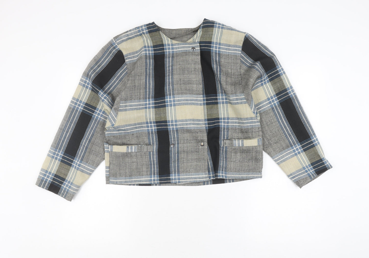 Kestilä Women's Multicoloured Plaid Jacket Size 8