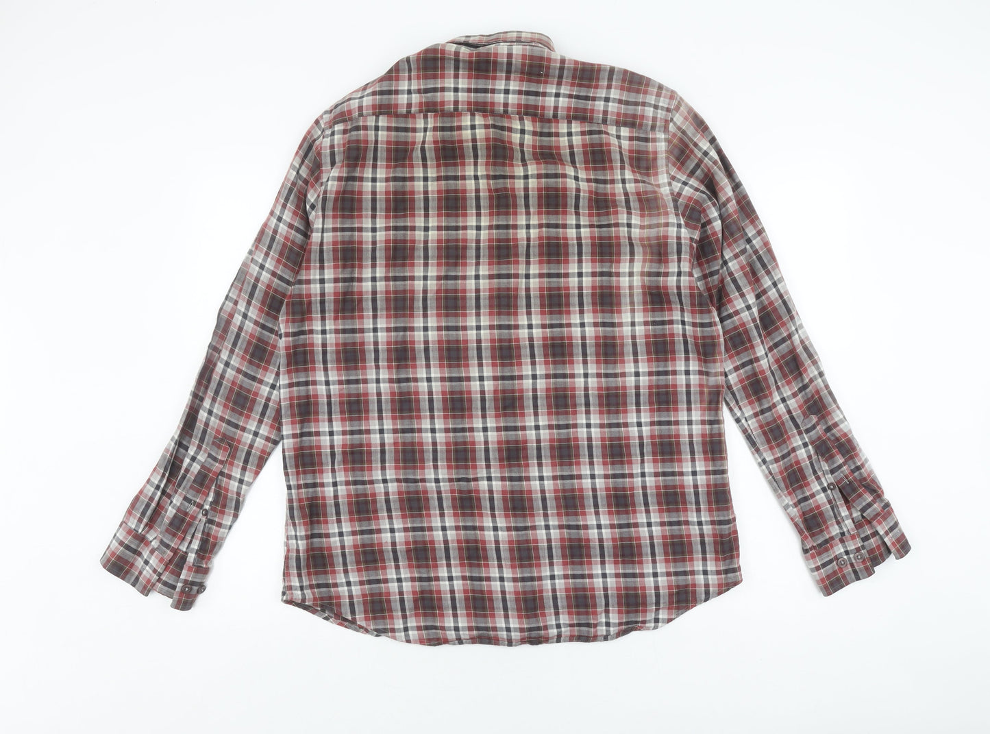 Racing Green Men's Multicoloured Plaid Shirt L