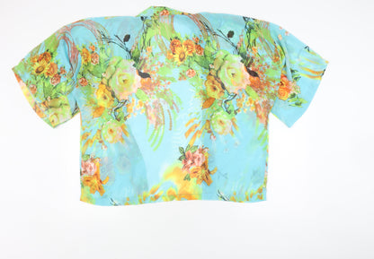 Quiz Women's Floral Top Multicoloured Size M