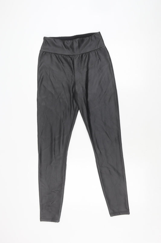 Womens UK Size 8 River Island  Ankle Black Leggings