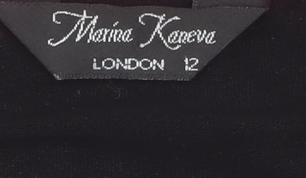Womens UK Size 12 Marina Kaneva Multicoloured Basic Blouse