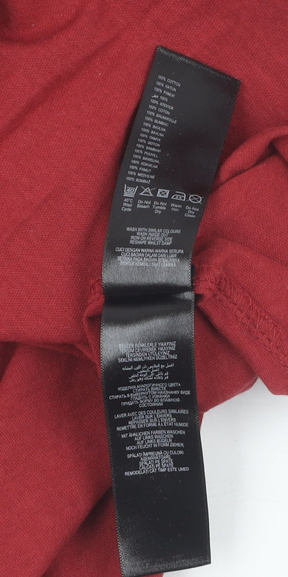 Womens UK Size 10 Red Herring Red  T-Shirt