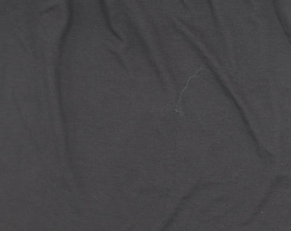 Womens UK Size XS Disney Black Basic T-Shirt
