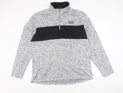 Mens UK Size L atlasformen Grey Pullover Sweatshirt