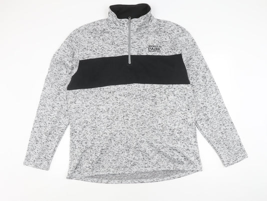 Mens UK Size L atlasformen Grey Pullover Sweatshirt