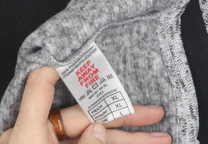 Mens UK Size L atlasformen Grey Pullover Sweatshirt