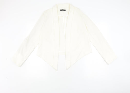 Select Ivory Women's Cropped Knit Blazer Size 12