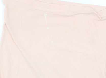 Lacoste Men's Pink Cotton Polo Shirt Size S