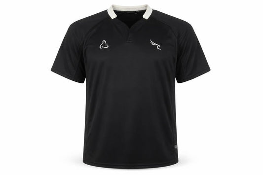 Falcons Men's Black 2XL Jersey V-Neck Short Sleeve Top