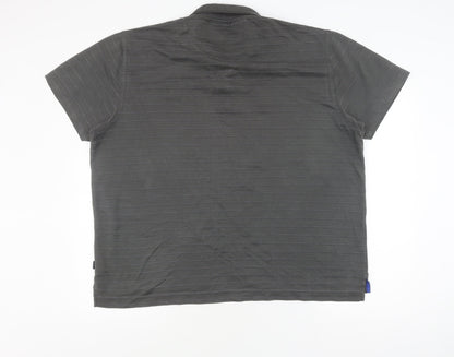 Stone Bay Men's Grey 2XL Golf Polo Shirt Short Sleeve