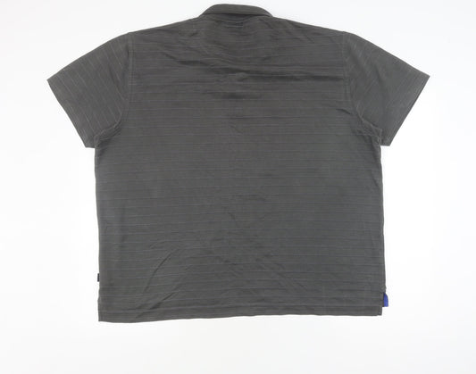 Stone Bay Men's Grey 2XL Golf Polo Shirt Short Sleeve