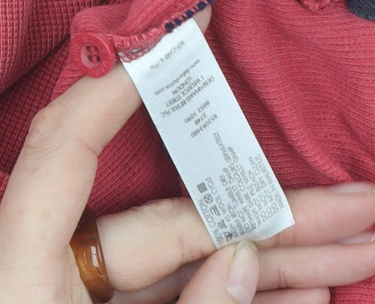 Maine New England Men's Red Polo 2XL Short Sleeve