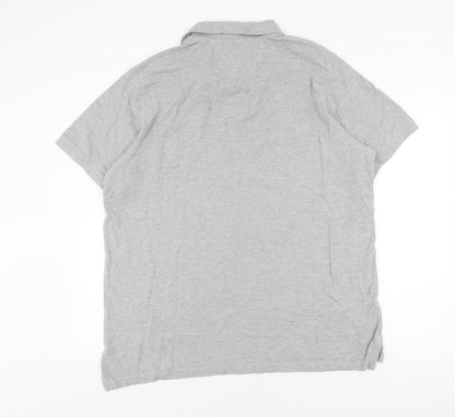 Pierre Cardin Men's Grey 2XL Polo Shirt