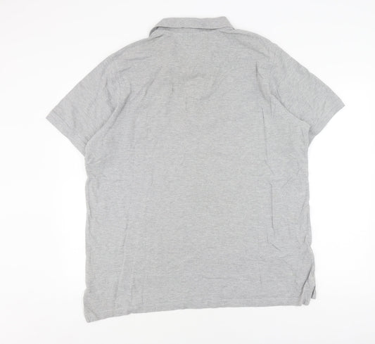 Pierre Cardin Men's Grey 2XL Polo Shirt