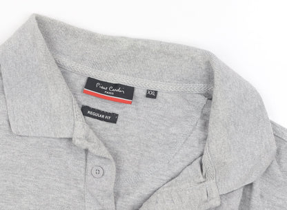 Pierre Cardin Men's Grey 2XL Polo Shirt