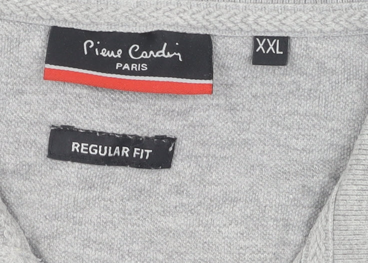 Pierre Cardin Men's Grey 2XL Polo Shirt