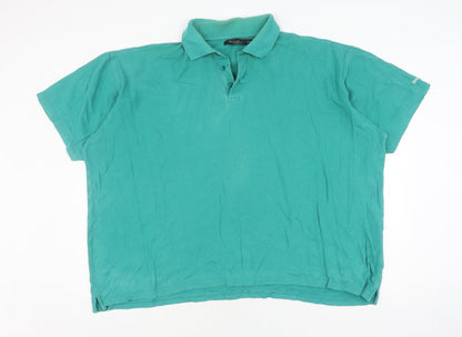 The Golf Co Men's Green 3XL Polo Shirt