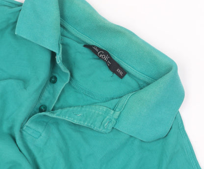 The Golf Co Men's Green 3XL Polo Shirt