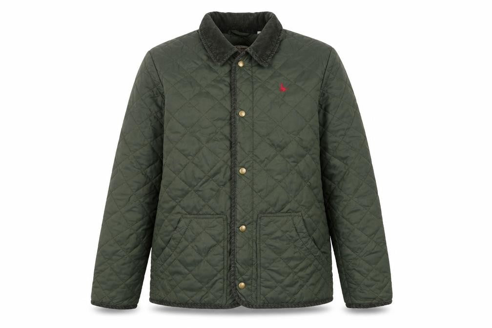 Womens UK Size S Jack Wills Green Quilted Coat