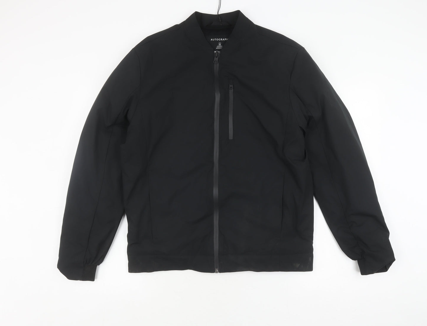Autograph Men's Black M Basic Water Resistant Jacket