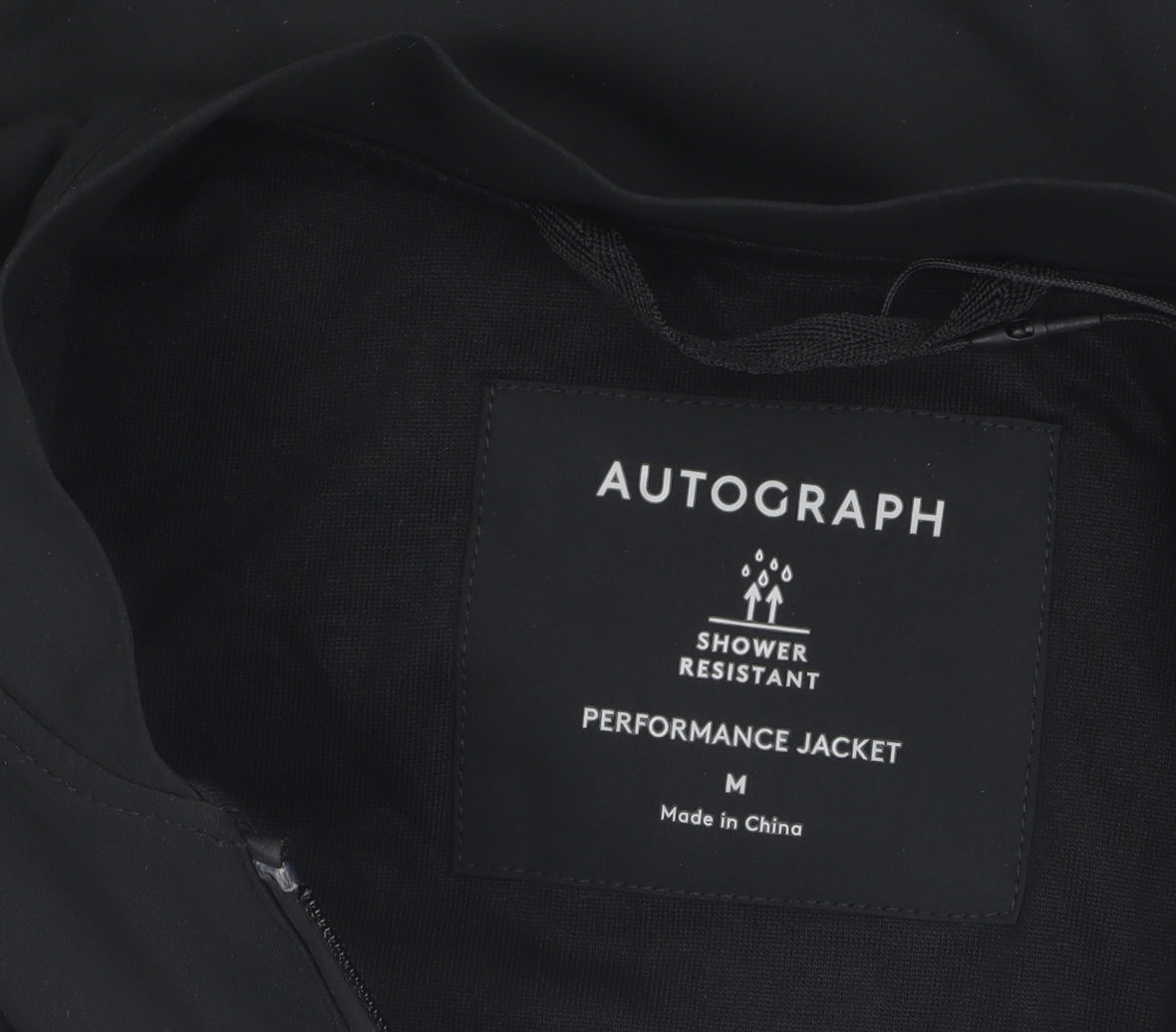 Autograph Men's Black M Basic Water Resistant Jacket