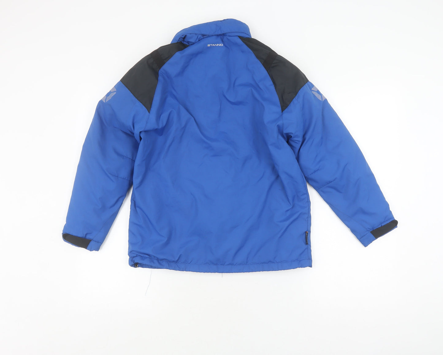 Stanno Boys Blue School Jacket Size 152 With Zipped Pockets
