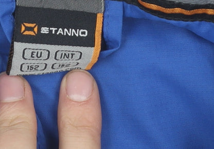 Stanno Boys Blue School Jacket Size 152 With Zipped Pockets