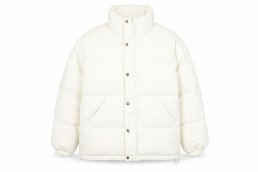 Women's White Puffer Jacket by The Barnet, Size 12, Winter Ready