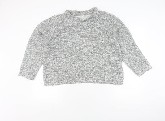 Gap Women's Grey Knit Sweatshirt Size 12