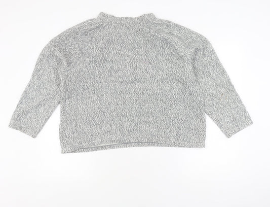 Gap Women's Grey Knit Sweatshirt Size 12