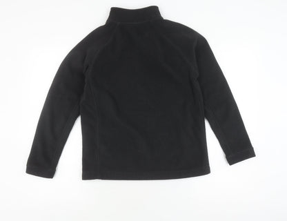 Marks and Spencer Black Girls Fleece Jacket 12-13 Years