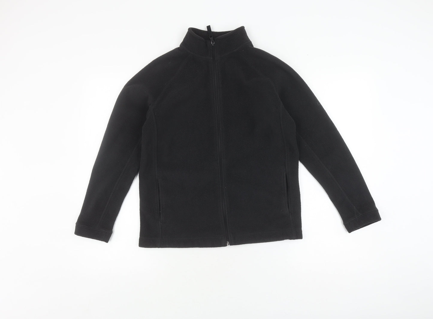 Marks and Spencer Black Girls Fleece Jacket 12-13 Years