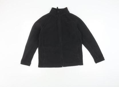 Marks and Spencer Black Girls Fleece Jacket 12-13 Years