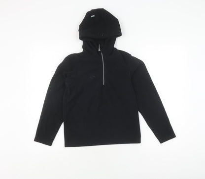 Mountain Warehouse Girls Black Fleece Hoodie 9-10 Years